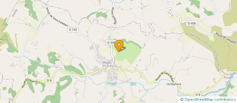 localisation de l'entreprise LES FOUS DU VILLAGE  SAINT-ESTEBEN