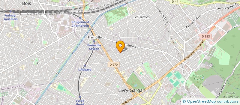 localisation de l'entreprise LES FOUS DU VOLANT  LIVRY-GARGAN