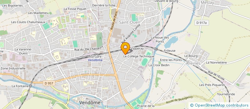 localisation de l'entreprise LES FOUS DU VOLANT VENDOMOIS  NAVEIL