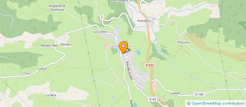 localisation de l'entreprise LES FOUS VOLANTS DE LA DOIRE à SAINT-CERNIN