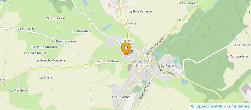 localisation de l'entreprise LES FOX à LONGNY LES VILLAGES