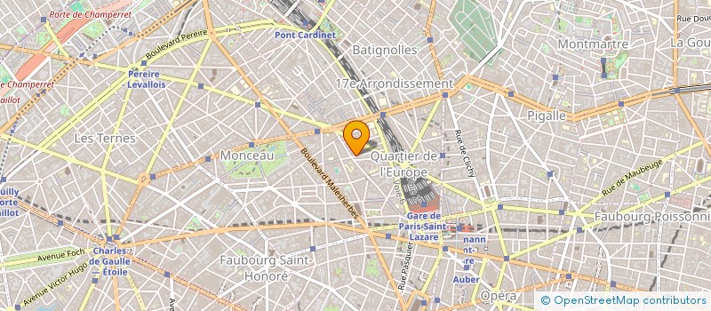 localisation de l'entreprise LES FOYERS MATTER à PARIS
