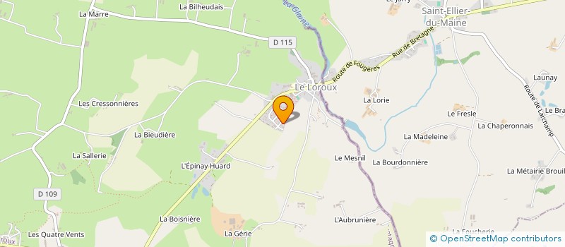 localisation de l'entreprise LES FR4TERN'L  LE LOROUX