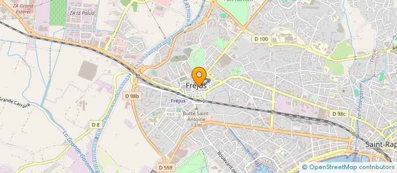 localisation de l'entreprise LES FRAISES DES BOIS à FREJUS