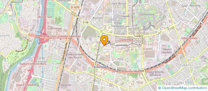 localisation de l'entreprise LES FRAISES SAUVAGES  ECHIROLLES