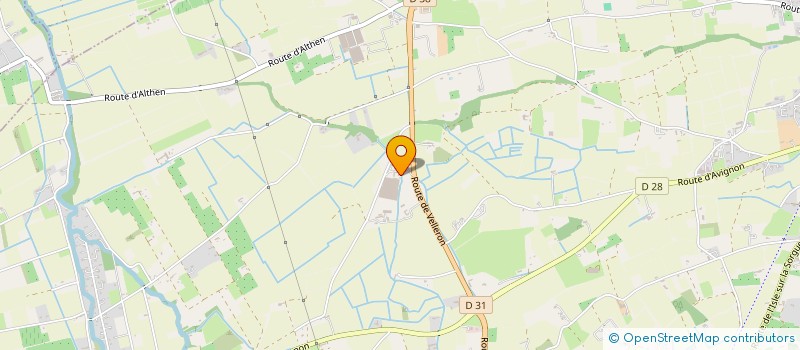 localisation de l'entreprise LES FRAISIERS à PERNES-LES-FONTAINES