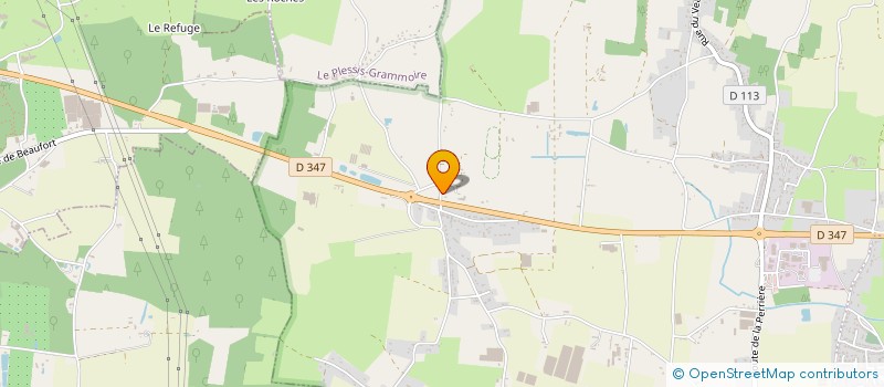 localisation de l'entreprise LES FRAISIERS D'ANJOU  LOIRE-AUTHION