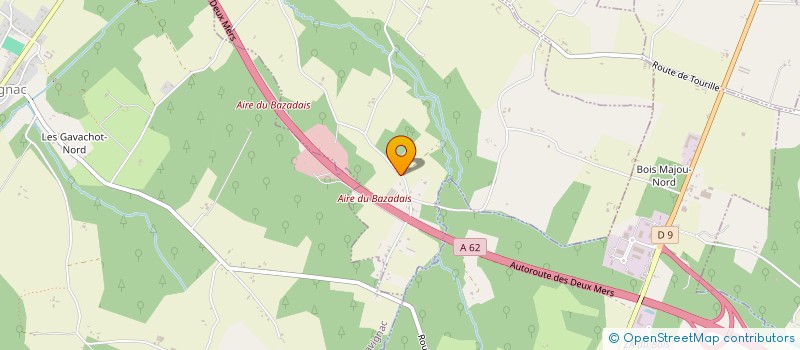 localisation de l'entreprise LES FRAISIERS D'AQUITAINE à LAMOTHE-LANDERRON