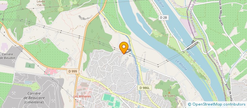 localisation de l'entreprise LES FRAMBOISIERS  BEAUCAIRE