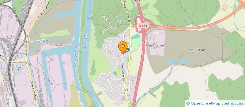 localisation de l'entreprise LES FRAMBOISIERS  YUTZ