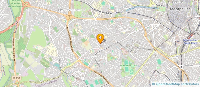 localisation de l'entreprise LES FRANCAS DE L'HERAULT à MONTPELLIER