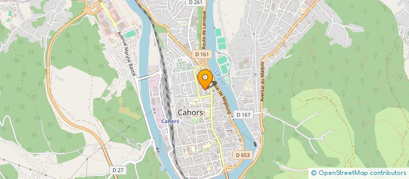 localisation de l'entreprise LES FRANCAS DU LOT à CAHORS