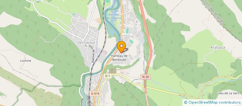 localisation de l'entreprise LES FRANCAS DU PAYS DE FOIX à FOIX
