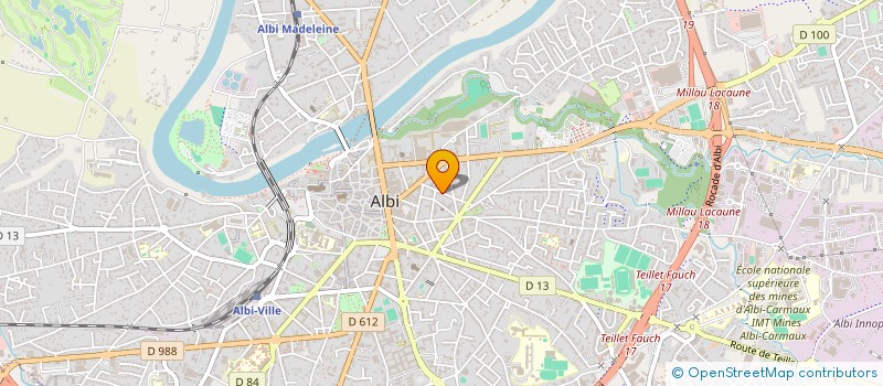 localisation de l'entreprise LES FRANCAS DU TARN à ALBI