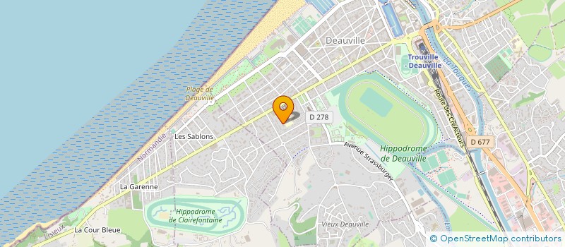 localisation de l'entreprise LES FRANCISCAINES à DEAUVILLE