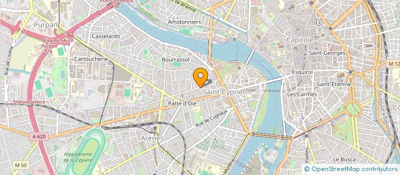 localisation de l'entreprise LES FRANCISCAINS à TOULOUSE