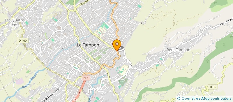 localisation de l'entreprise LES FRANCISEAS à LE TAMPON