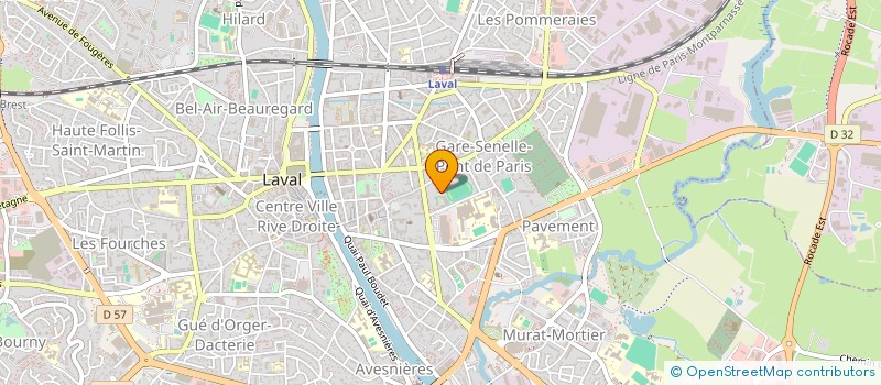 localisation de l'entreprise LES FRANCS ARCHERS DE LA BONNE LORRAINE à LAVAL