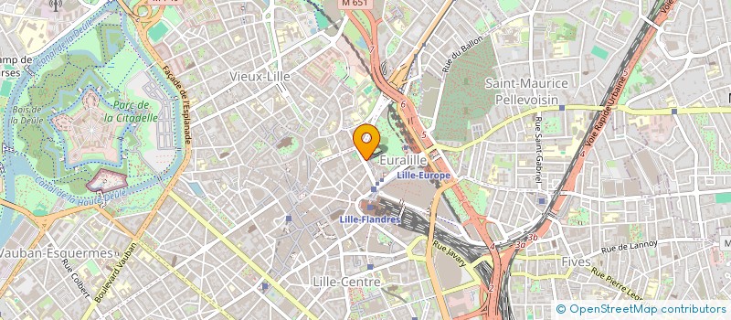 localisation de l'entreprise LES FRANCS BURGERS LILLE SAINT HUBERT à LILLE