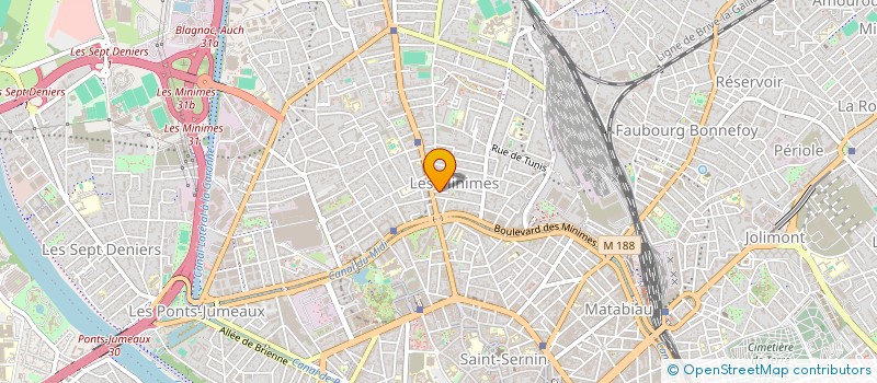 localisation de l'entreprise LES FRANCS GLACONS à TOULOUSE