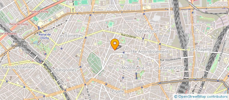 localisation de l'entreprise LES FRANGINES  PARIS