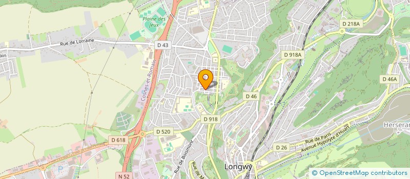 localisation de l'entreprise LES FRANGINES à LONGWY