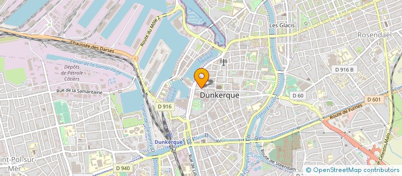 localisation de l'entreprise LES FRANGINES à DUNKERQUE