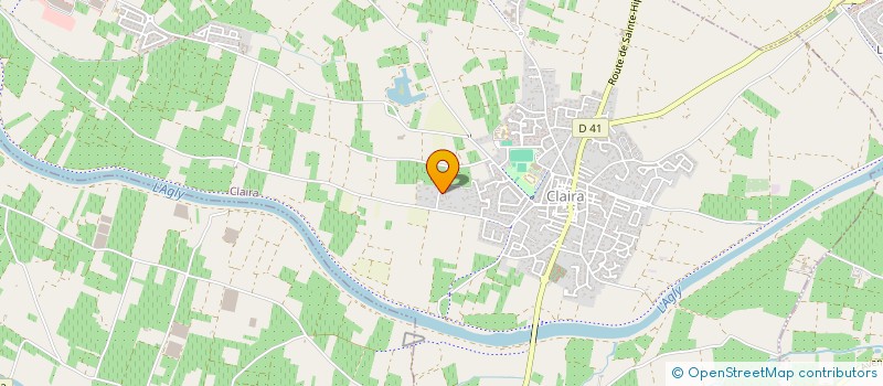 localisation de l'entreprise LES FRANGINES à CLAIRA
