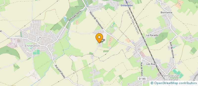 localisation de l'entreprise LES FRANGINES à ENNEVELIN