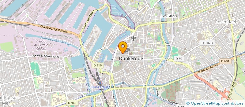 localisation de l'entreprise LES FRANGINES à DUNKERQUE