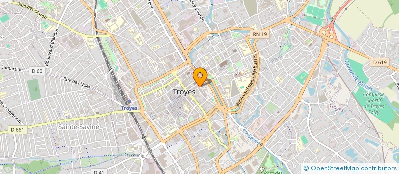 localisation de l'entreprise LES FRANGINES à TROYES