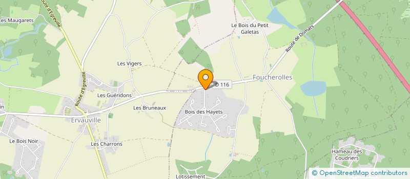 localisation de l'entreprise LES FRANGINES à FOUCHEROLLES