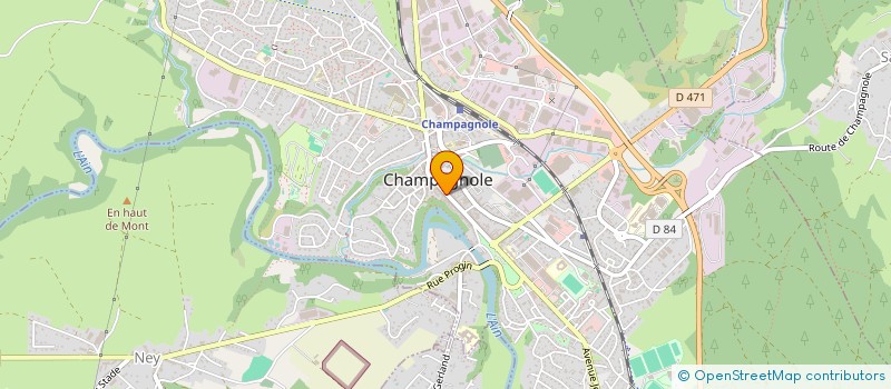 localisation de l'entreprise LES FRANGINES AND CO à CHAMPAGNOLE
