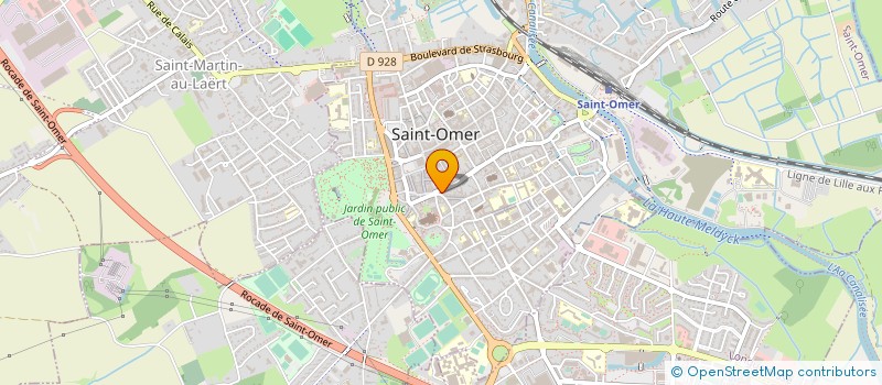localisation de l'entreprise LES FRANGINS à SAINT-OMER