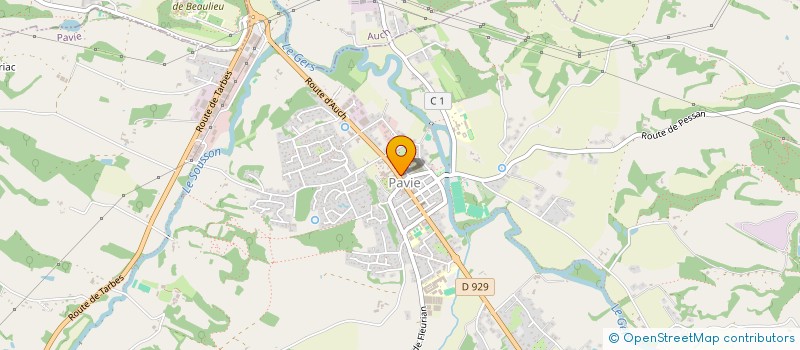 localisation de l'entreprise LES FRANGINS  PAVIE