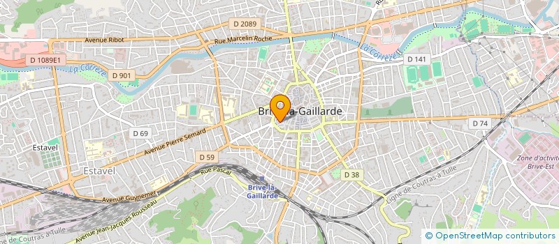 localisation de l'entreprise LES FRANGINS à BRIVE-LA-GAILLARDE