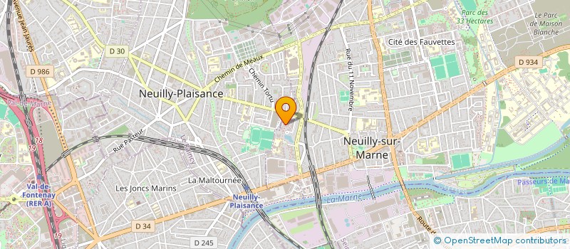 localisation de l'entreprise LES FRANGINS à NEUILLY-SUR-MARNE
