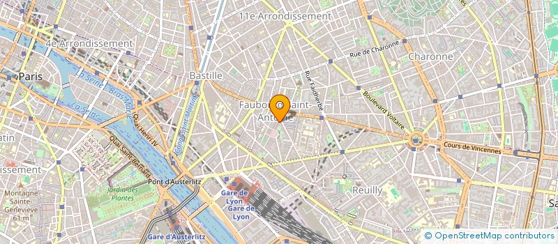 localisation de l'entreprise LES FRANGINS DE LA LIGRE à PARIS