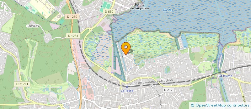 localisation de l'entreprise LES FRANGINS DU BASSIN  LA TESTE-DE-BUCH