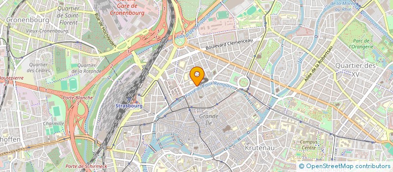 localisation de l'entreprise LES FRANGINS GESTION SAS  STRASBOURG