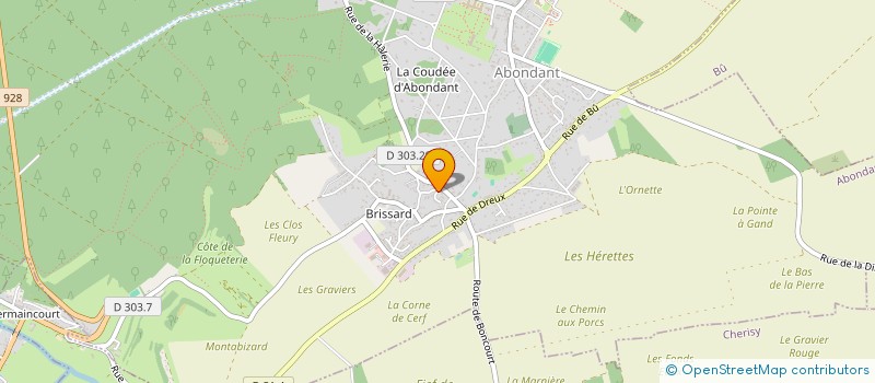 localisation de l'entreprise LES FRANGINS IMMOBILIER à ABONDANT