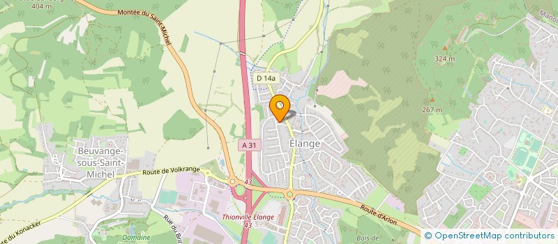 localisation de l'entreprise LES FRANGINS LESIEUR à THIONVILLE