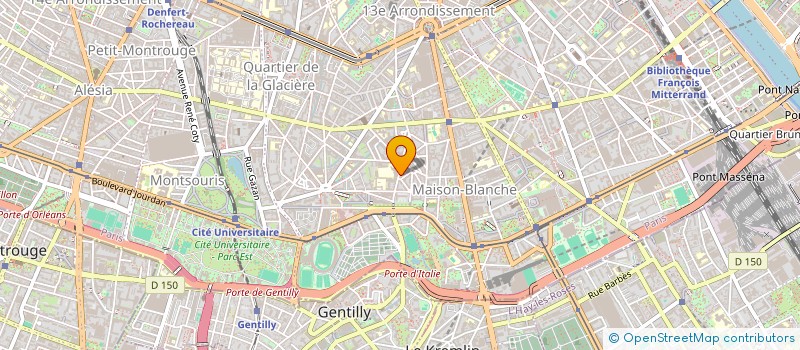 localisation de l'entreprise LES FRANGINS MAM à COURBEVOIE