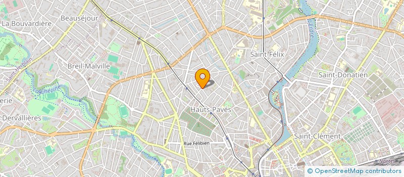localisation de l'entreprise LES FRANGIPANIERS  NANTES