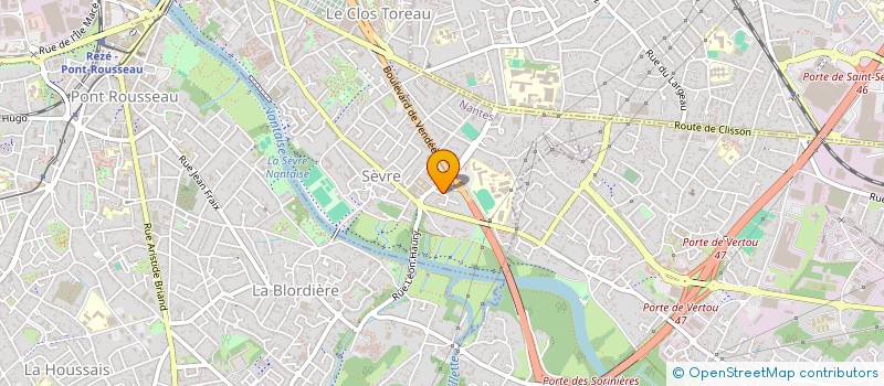 localisation de l'entreprise LES FRAPPES DU SOL à NANTES