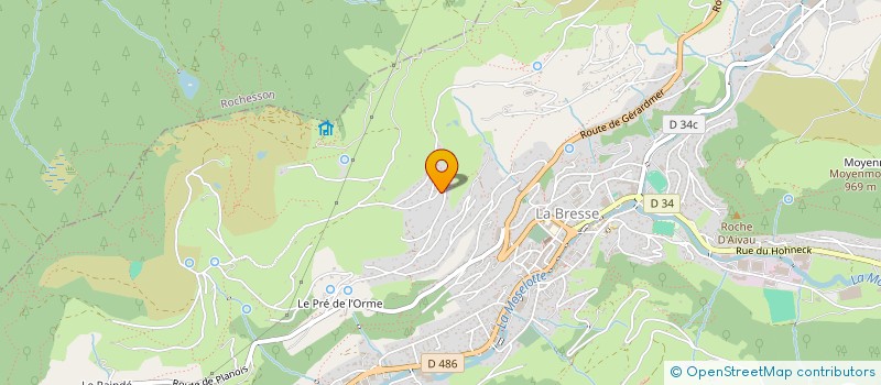 localisation de l'entreprise LES FRASSES DU GRAND BO  LA BRESSE