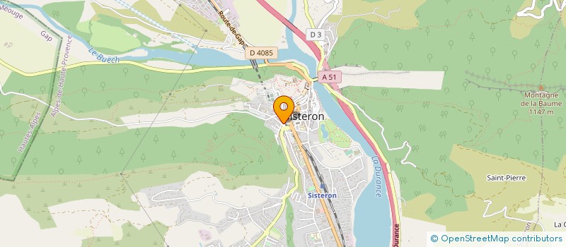 localisation de l'entreprise LES FRATE à SISTERON