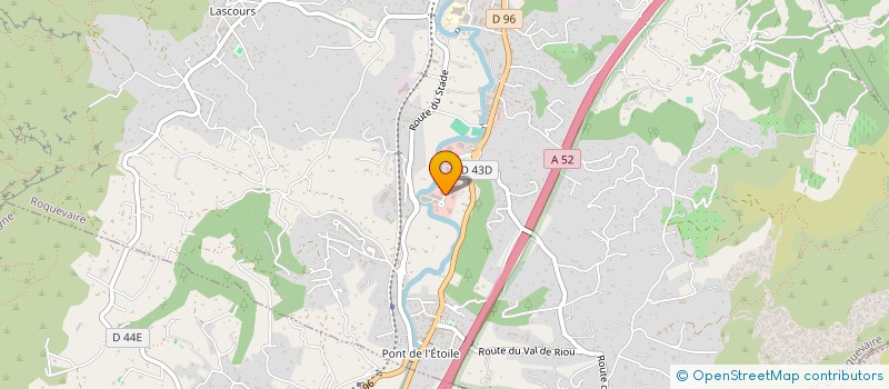 localisation de l'entreprise LES FRATEES  ROQUEVAIRE