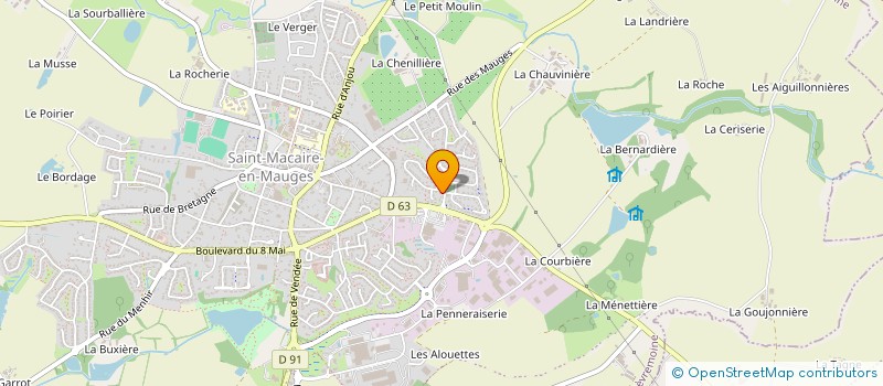 localisation de l'entreprise LES FRATR'L à SEVREMOINE