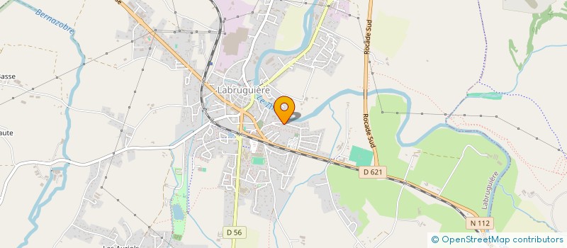 localisation de l'entreprise LES FRAYSSE  LABRUGUIERE